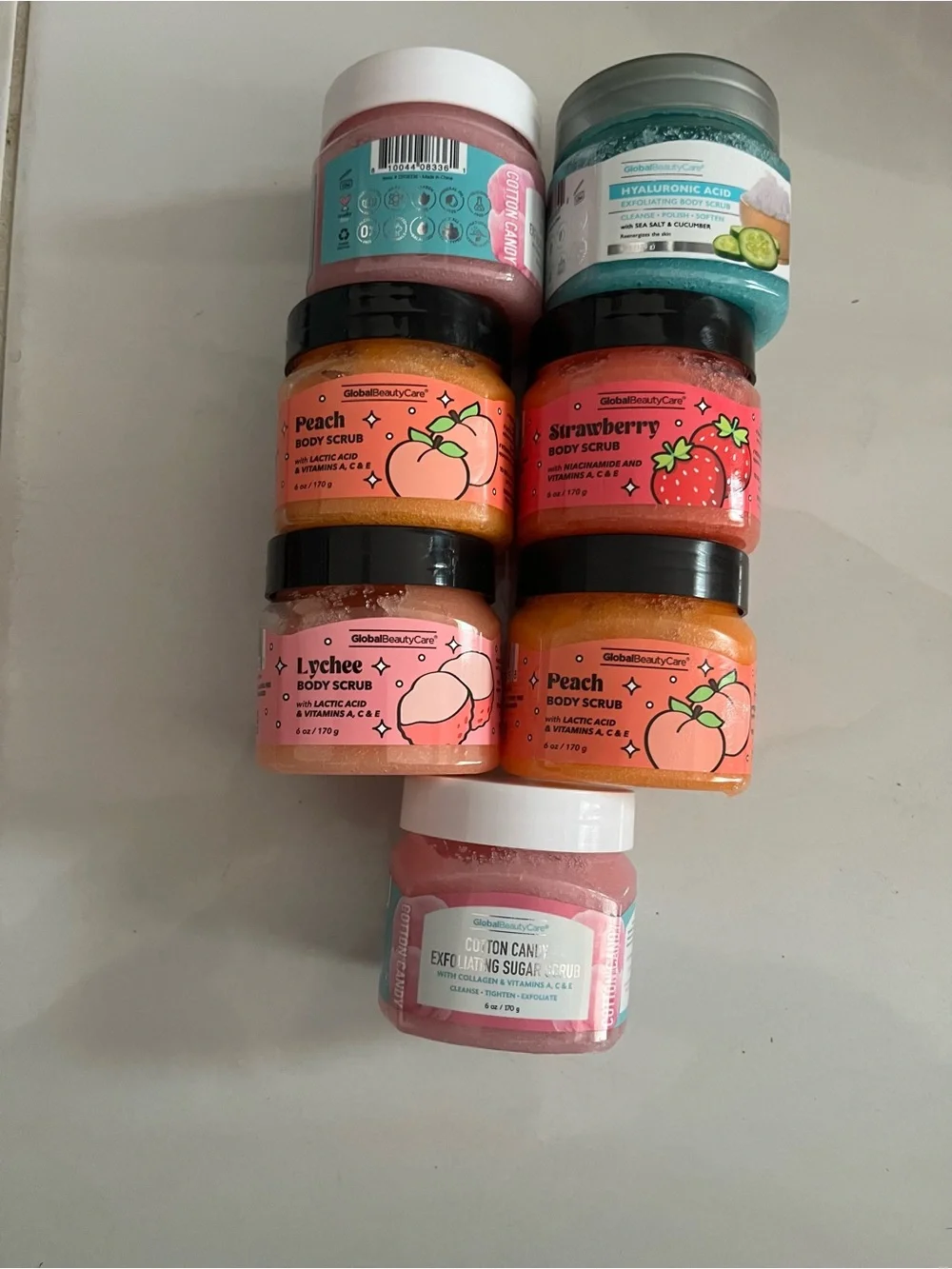 Peach Body Scrub - Orange Peach Scented Exfoliant